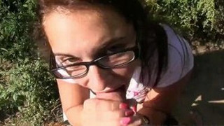 Отсос на природе